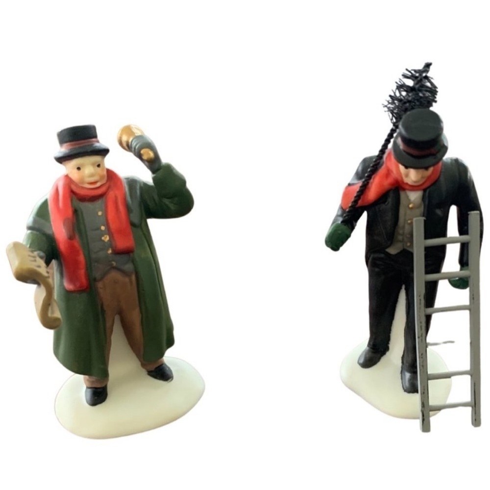 Department 56 Dickens' Village Town Crier & Chimney Sweep, Accessories, People